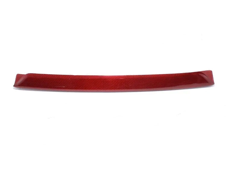 FIAT 500 Front Splitter Lip - Carbon Fiber - 595 Style - EU Model - Red Candy